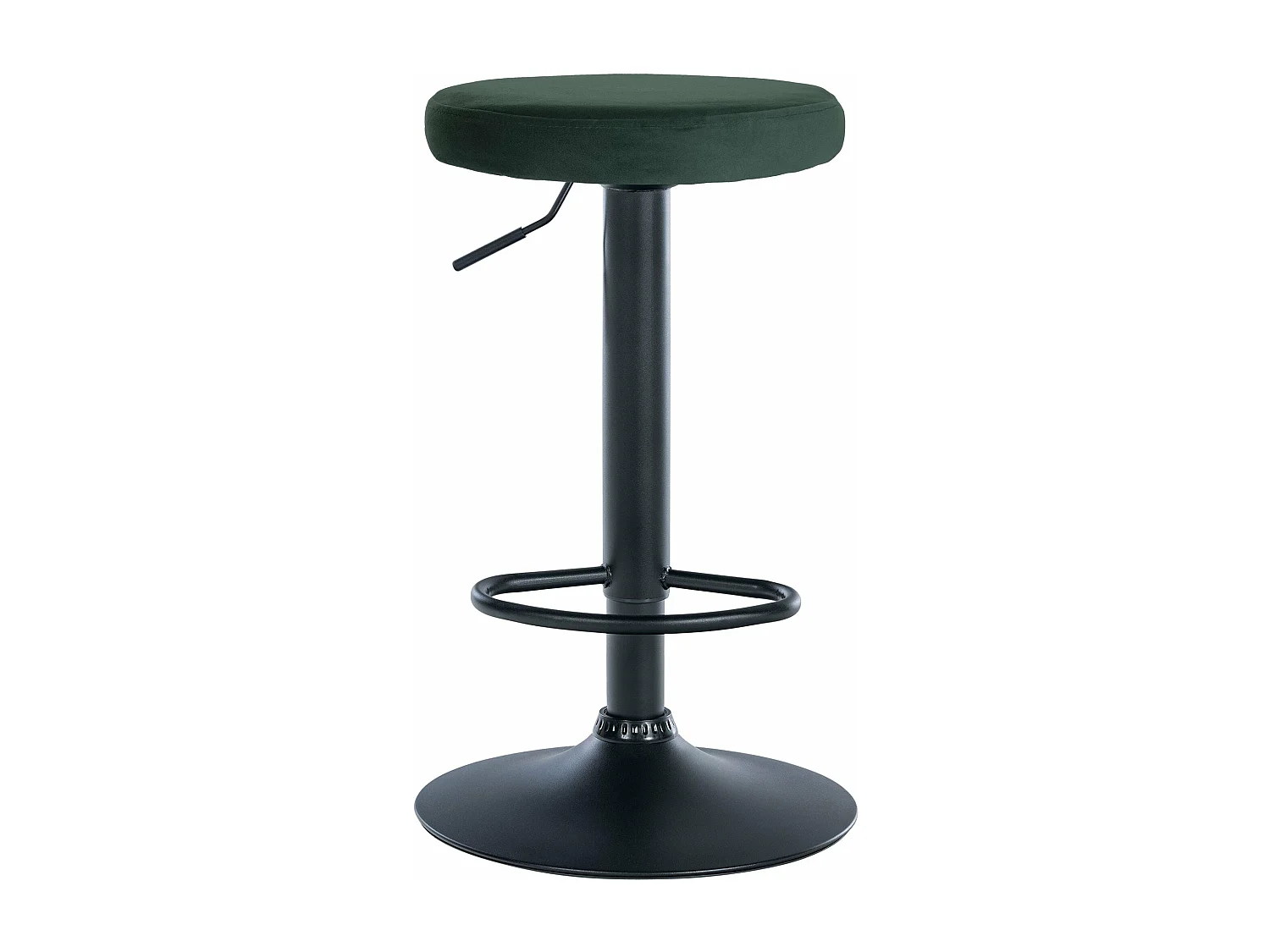 Tabouret de bar x1 métal argentée 38.5 x 38.5 x 60 cm 10_0005354