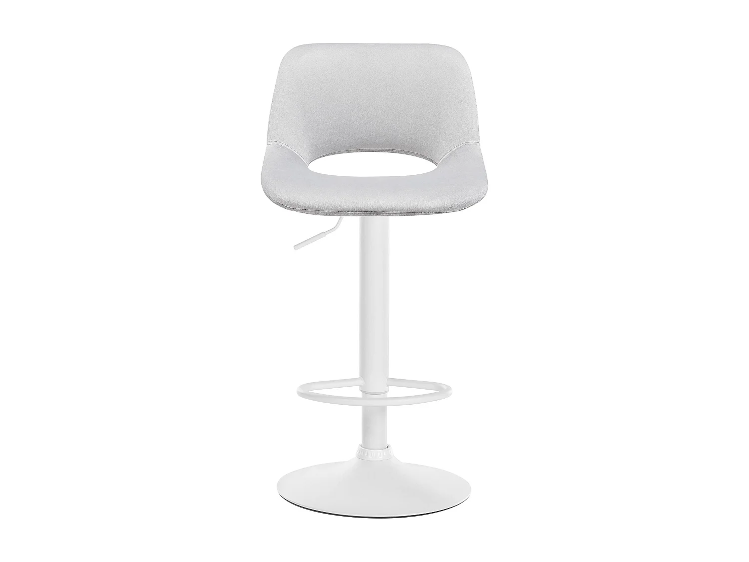Tabourets de bar chaises métal blanche 42 x 46 x 86 cm 10_0004089