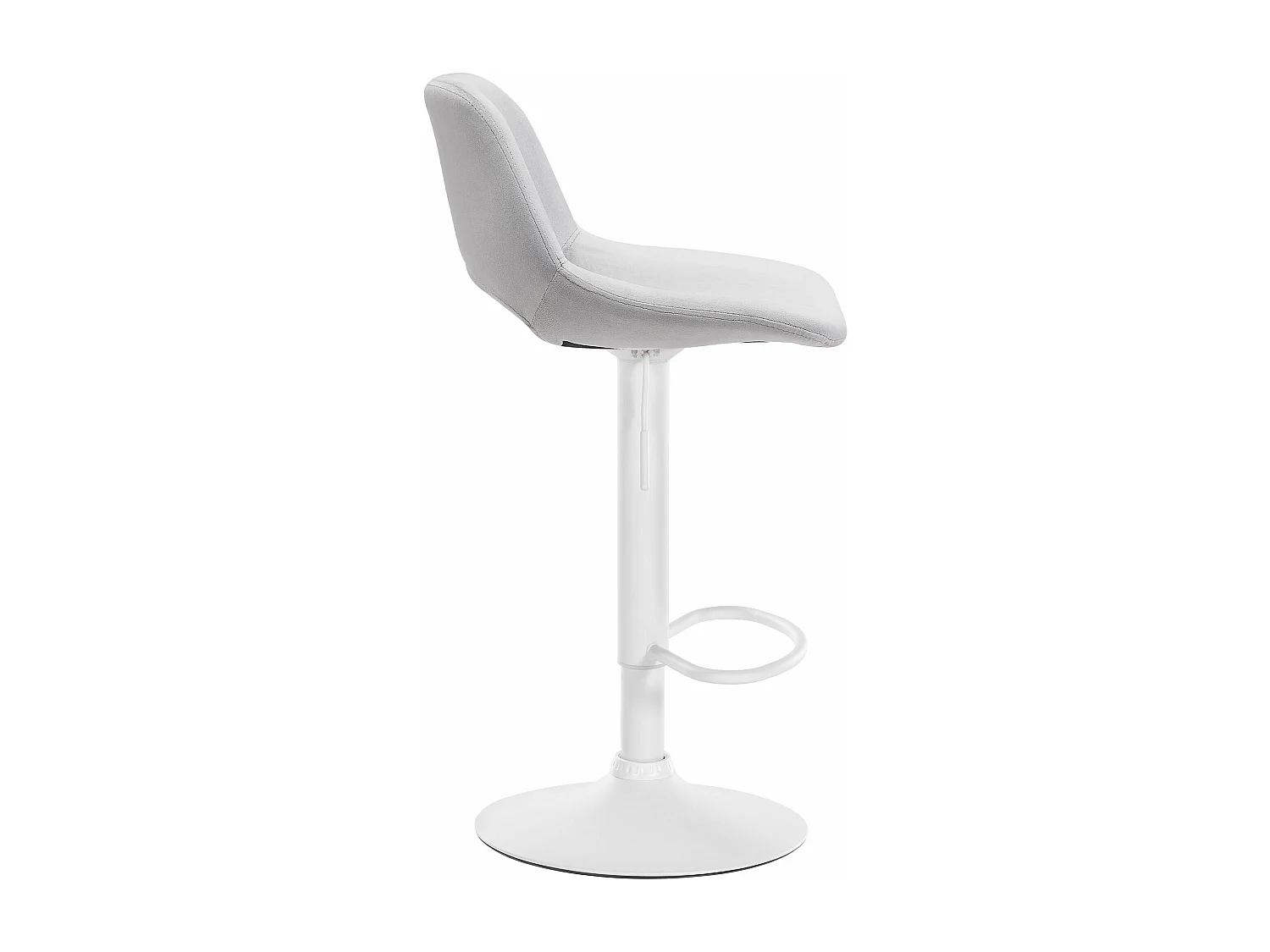 Tabourets de bar chaises métal blanche 42 x 46 x 86 cm 10_0004089