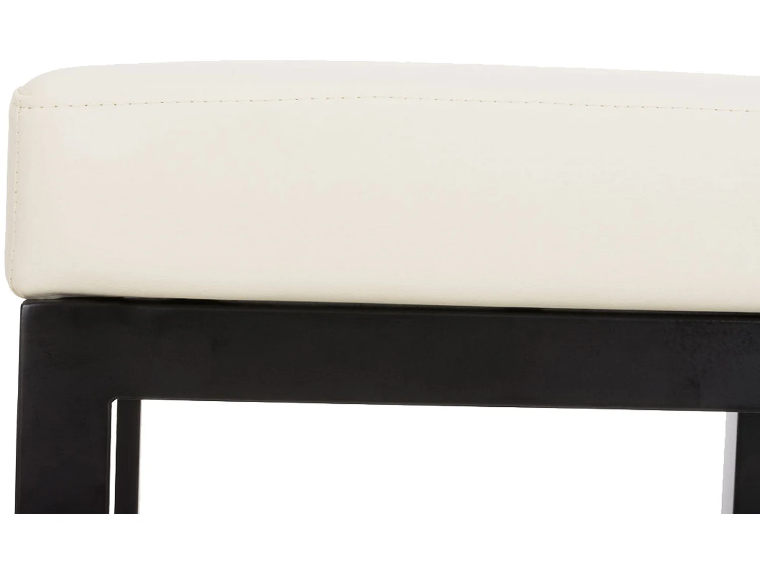 Tabouret de bar x1 métal crème 41 x 41 x 85 cm 10_0005411