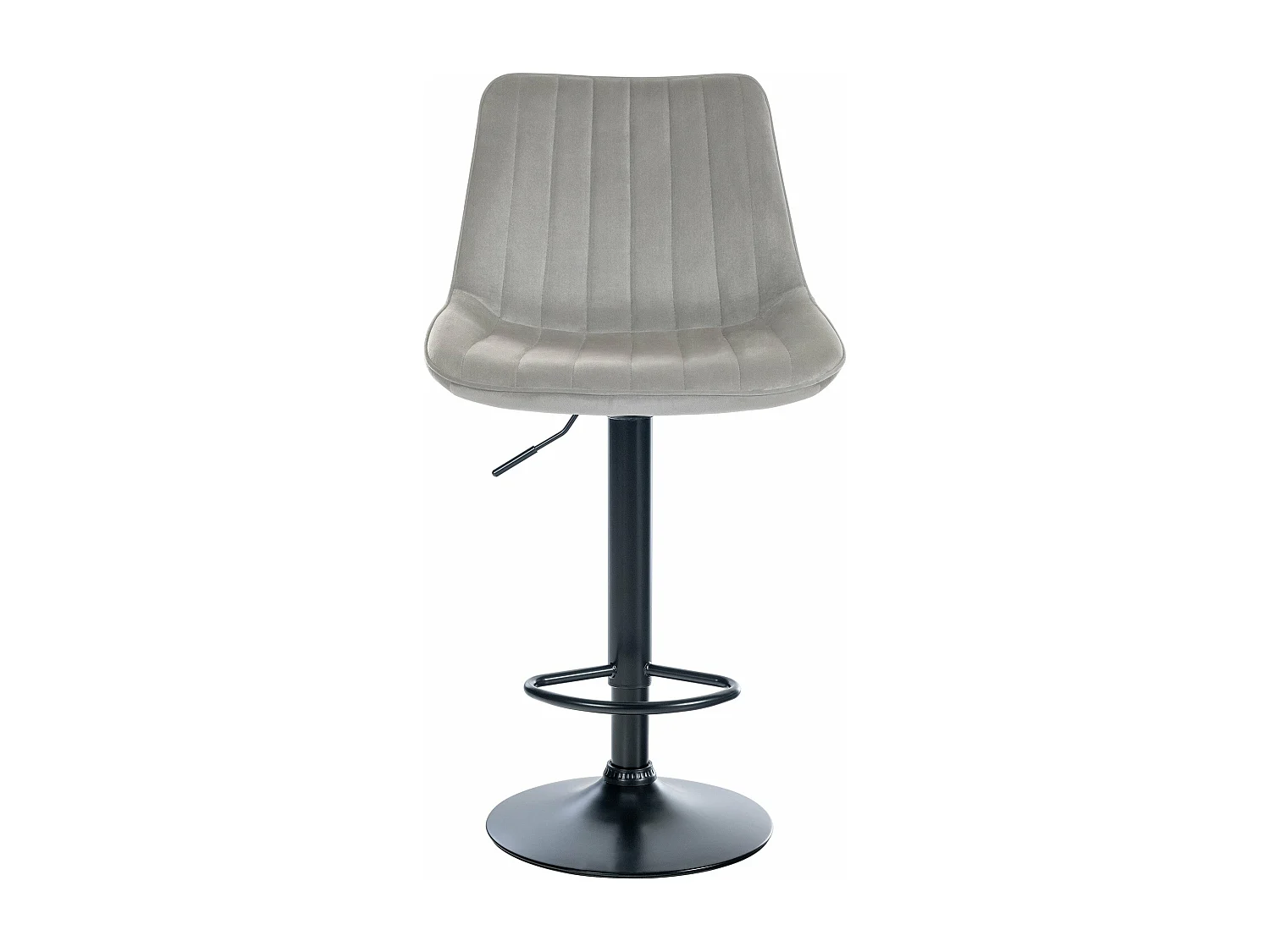 Tabouret de bar x1 métal grise 49.5 x 50 x 91 cm 10_0005429