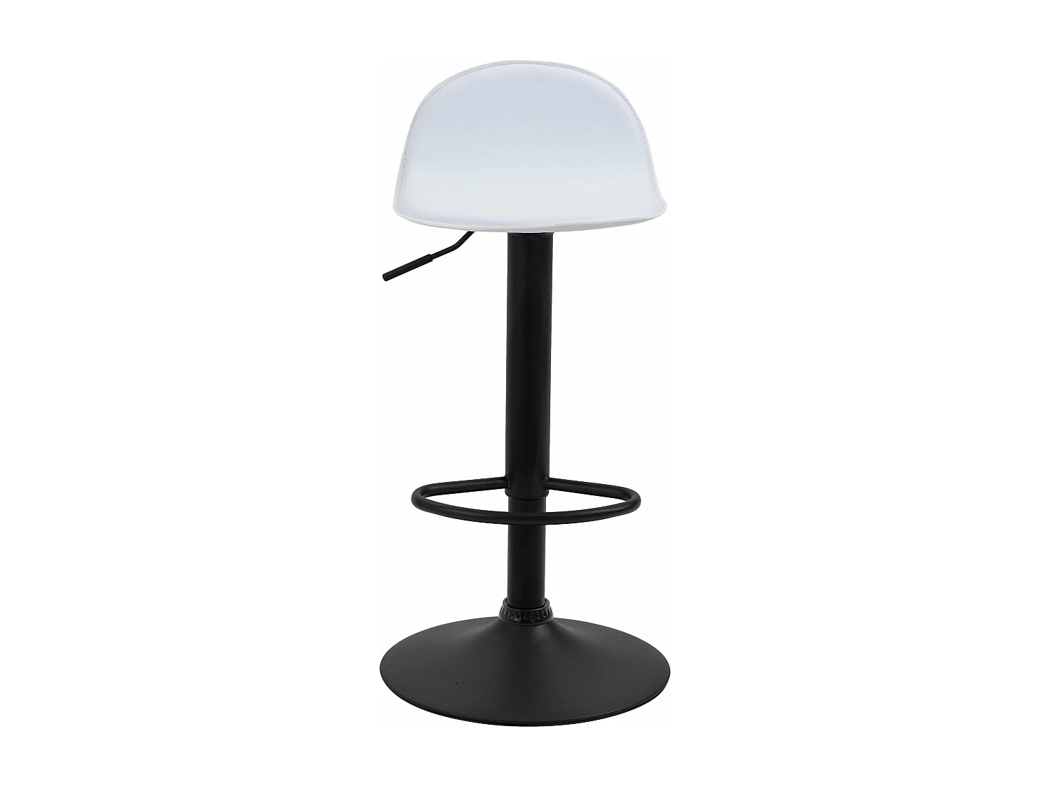 Lot de 2 tabourets métal blanche 39 x 41 x 94 cm 10_0004260