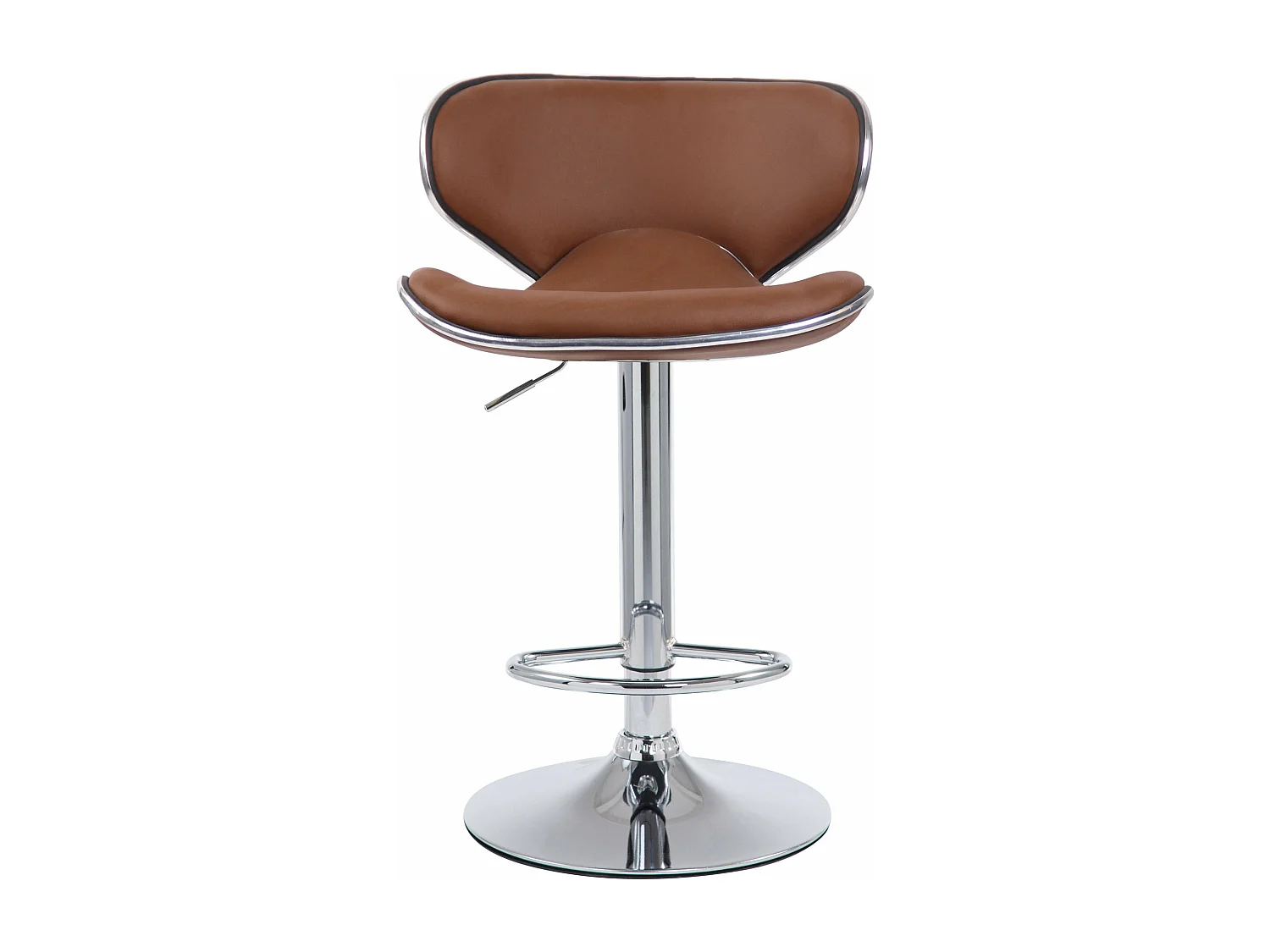 Lot de 2 tabourets métal marron 46 x 49 x 88 cm 10_0004264