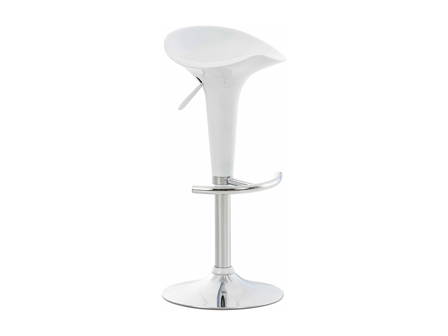Tabouret de bar x1 métal blanche 37 x 37 x 87 cm 10_0005368