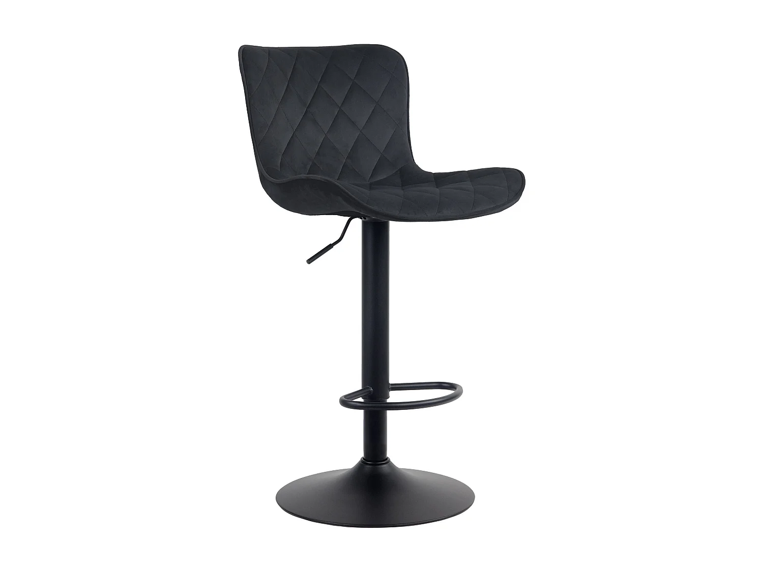 Tabouret de bar x1 métal argentée 48 x 54 x 83 cm 10_0004860