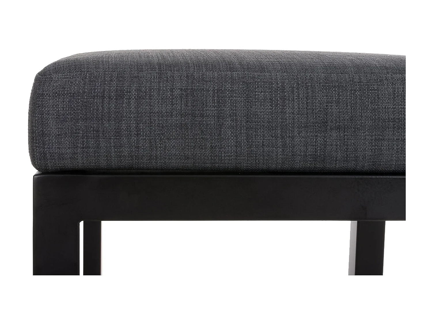 Tabouret de bar x1 métal grise 41 x 41 x 85 cm 10_0005413