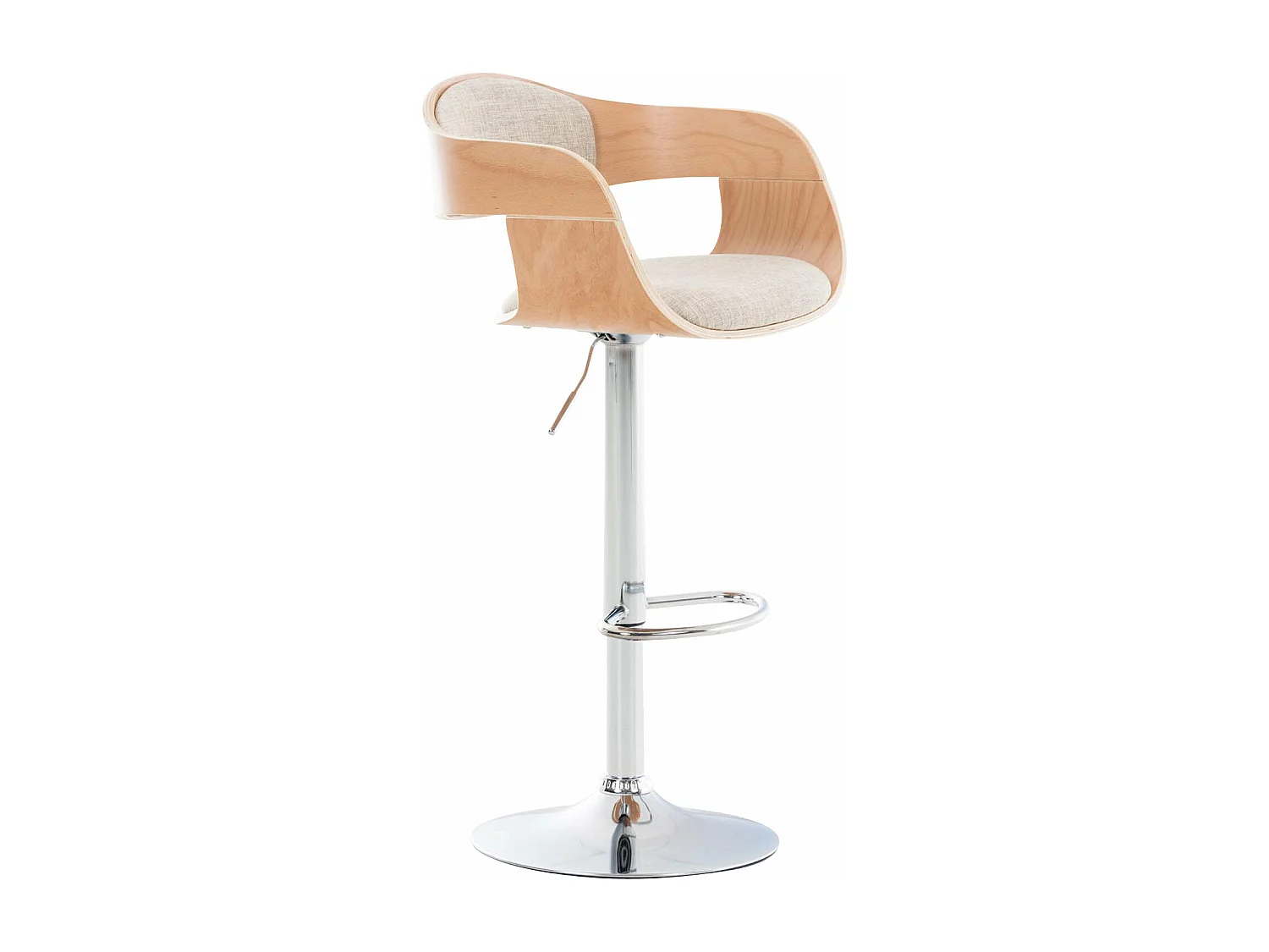 Tabouret de bar x1 bois marron 50 x 48 x 88 cm 10_0005050