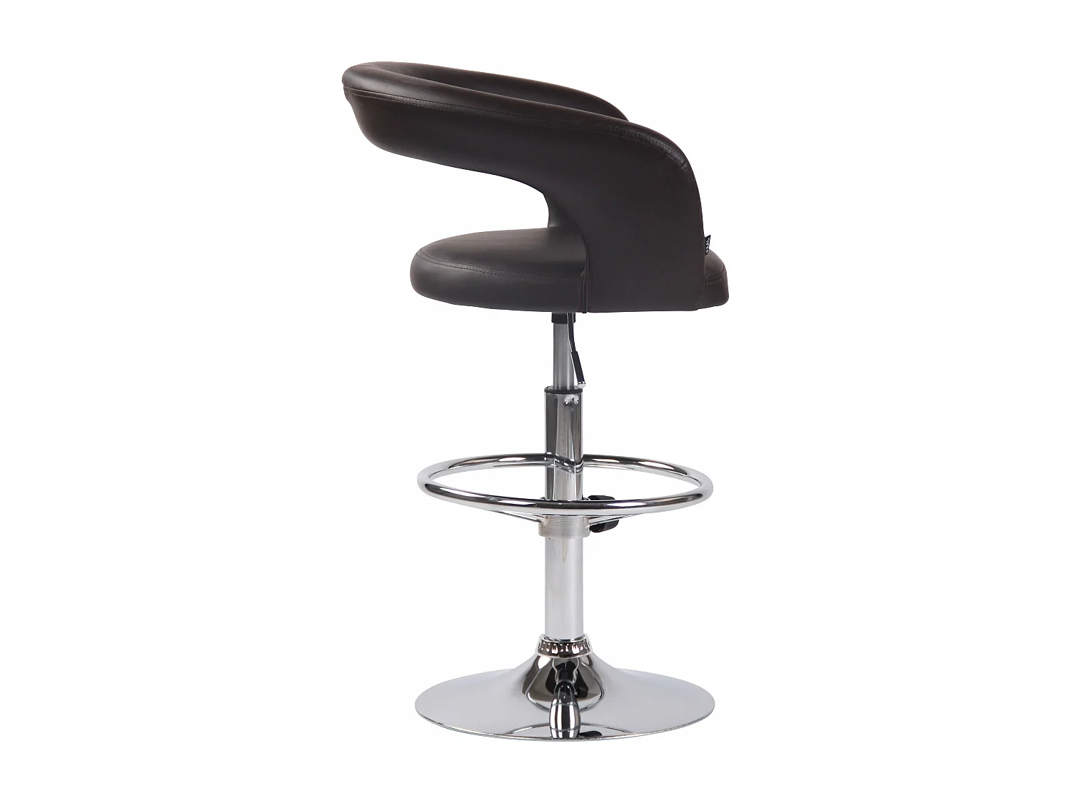 Tabouret de bar x1 métal marron 58 x 47 x 82 cm 10_0004992