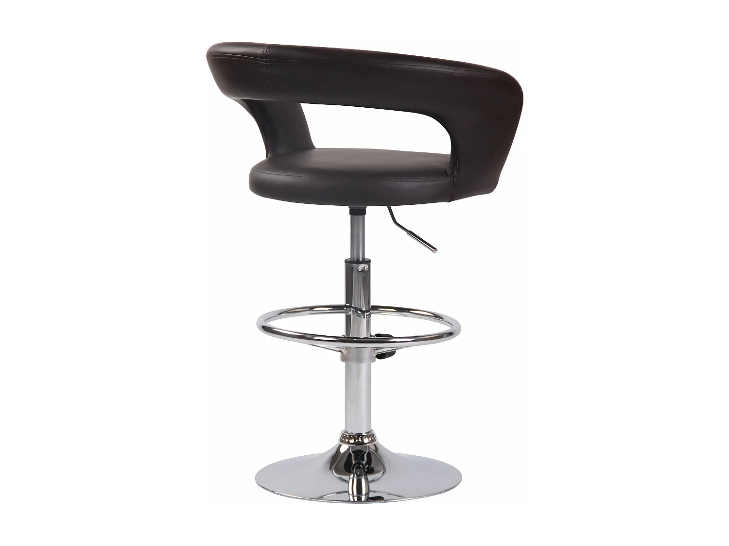 Tabouret de bar x1 métal marron 58 x 47 x 82 cm 10_0004992