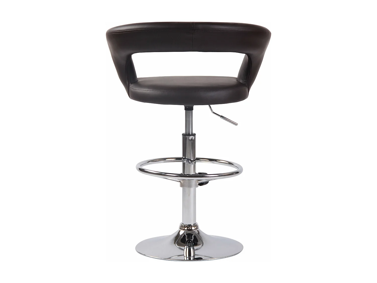 Tabouret de bar x1 métal marron 58 x 47 x 82 cm 10_0004992