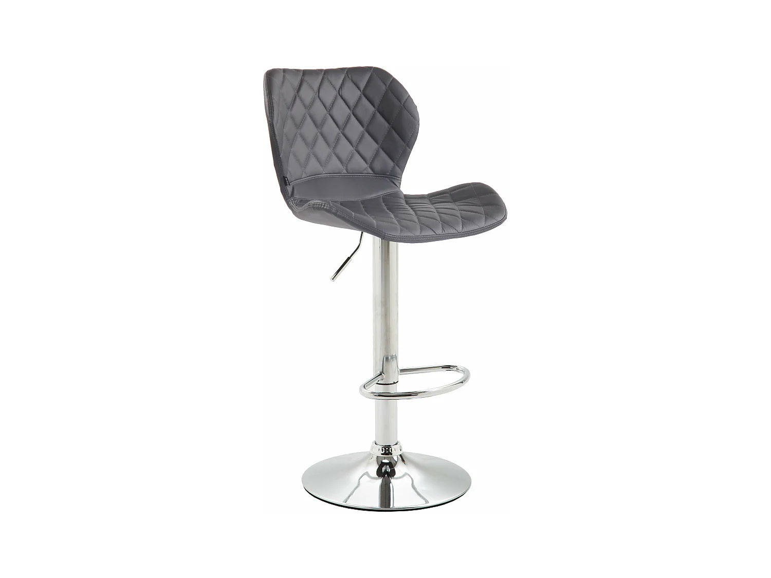 Tabouret de bar x1 métal grise 47 x 51 x 88 cm 10_0004646