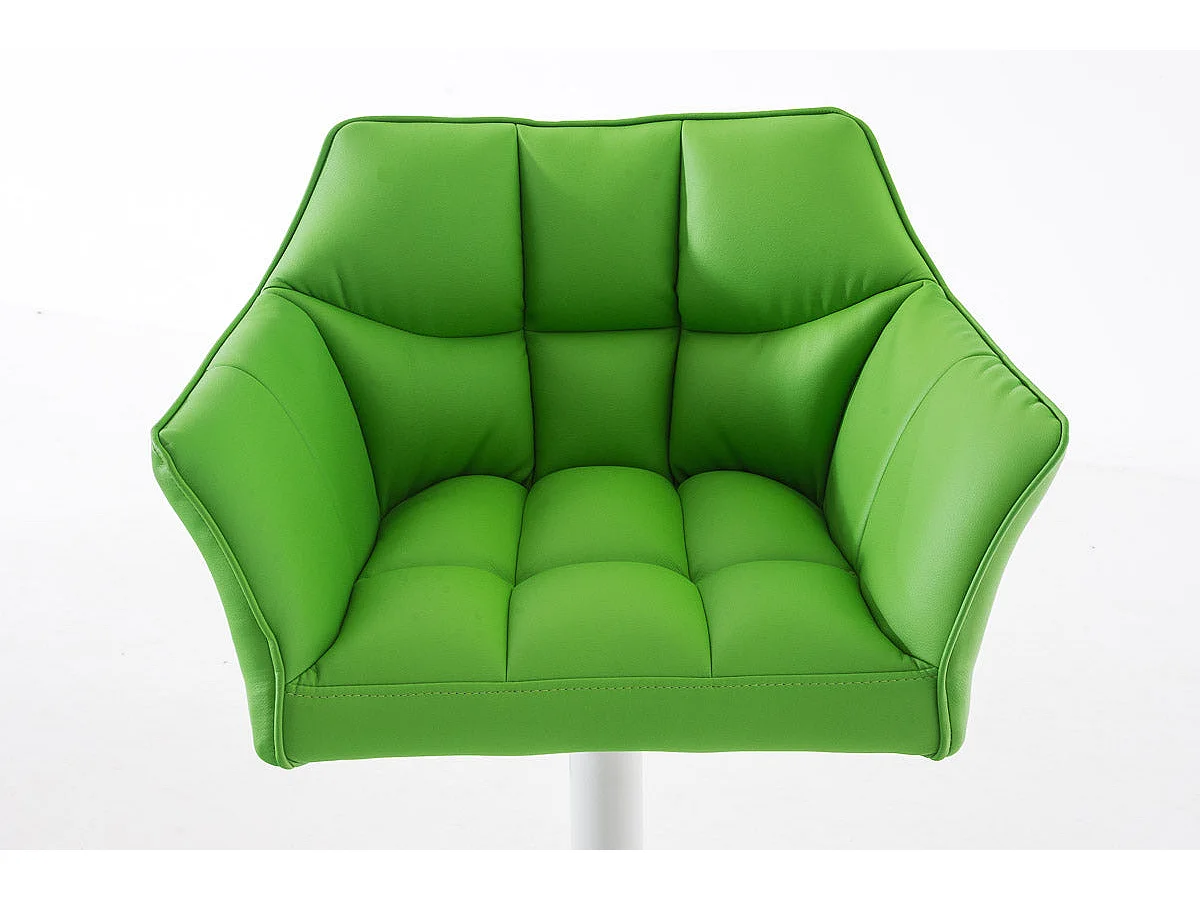 Tabouret de bar chaise métal blanche 64 x 45 x 88 cm 10_0004738