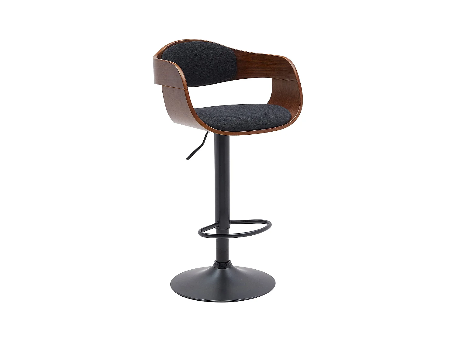 Tabouret de bar x1 métal marron 50 x 48 x 86 cm 10_0005038