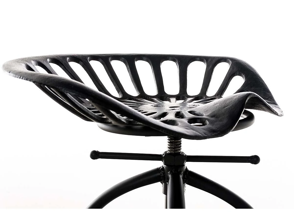 Tabouret de bar x1 métal argentée 43 x 43 x 74 cm 10_0005222