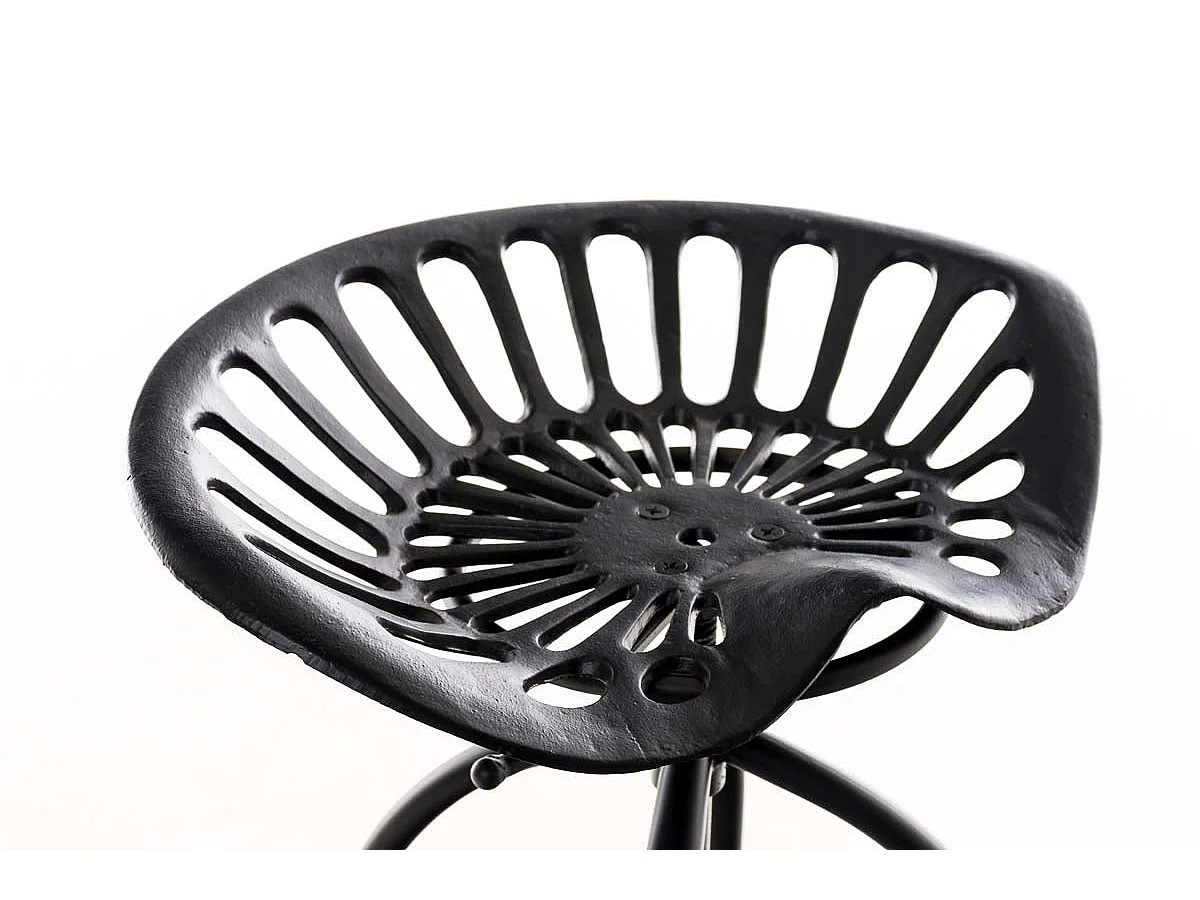 Tabouret de bar x1 métal argentée 43 x 43 x 74 cm 10_0005222