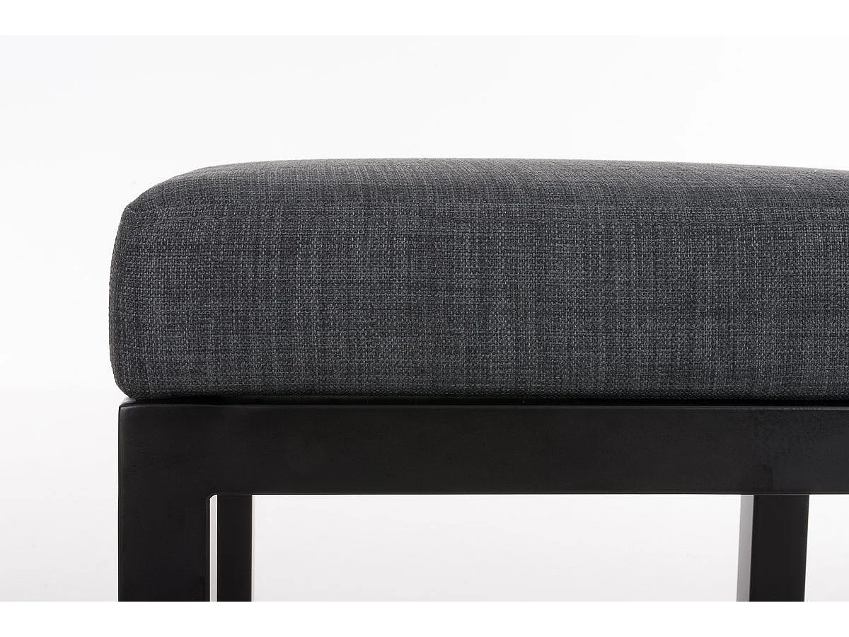 Tabouret de bar x1 métal grise 41 x 41 x 80 cm 10_0005409