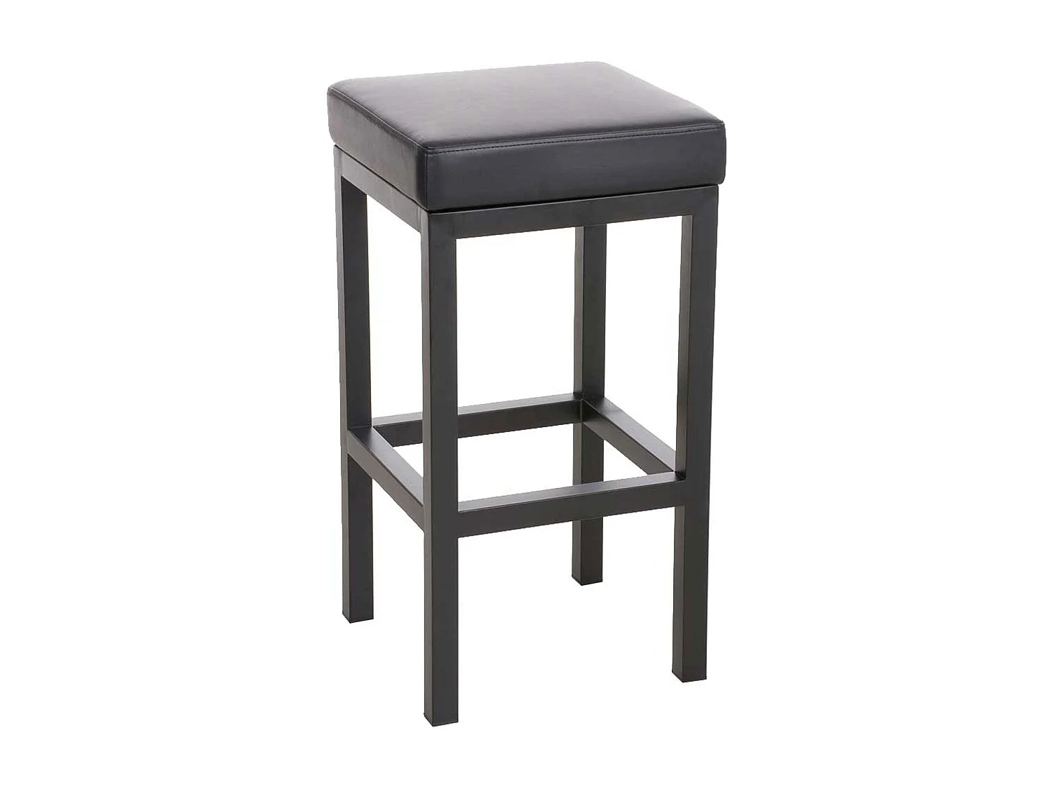 Tabouret de bar x1 métal argentée 41 x 41 x 85 cm 10_0005410