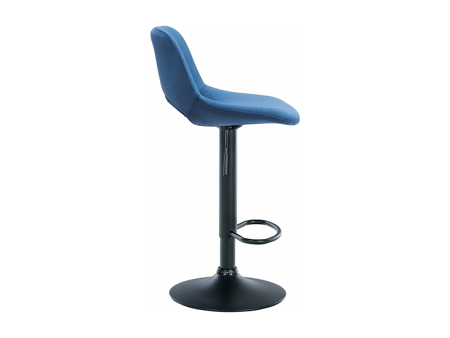Tabouret de bar chaise métal bleue 42 x 46 x 86 cm 10_0004598