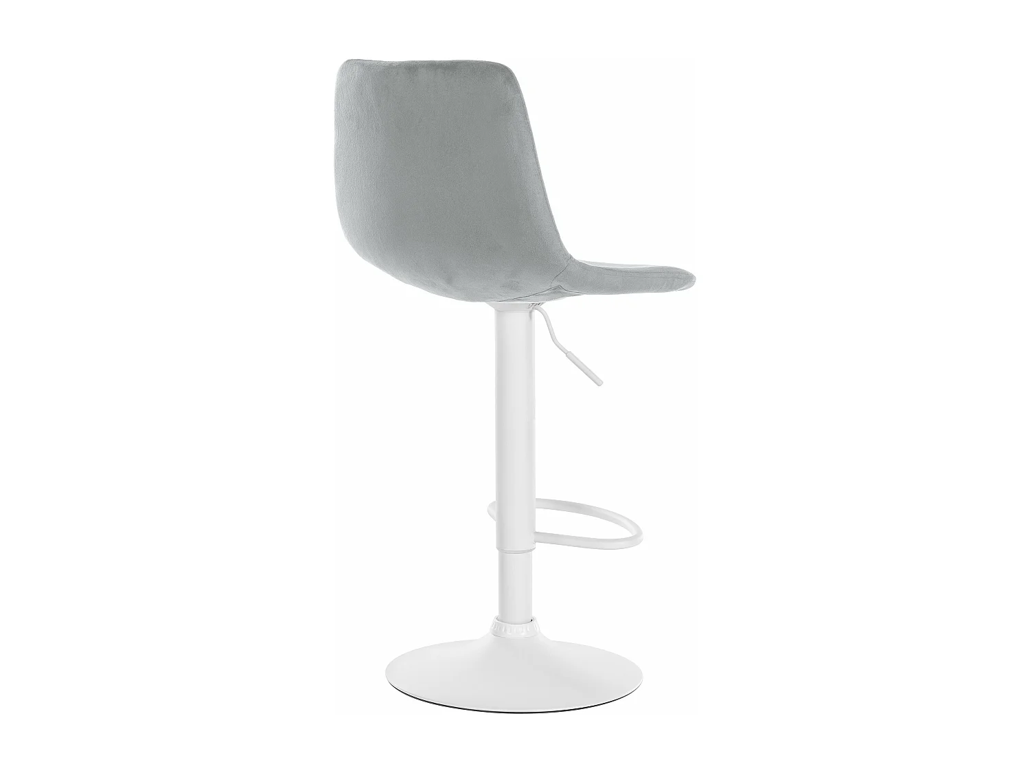 Tabouret de bar x1 métal blanche 44 x 43 x 88 cm 10_0004786