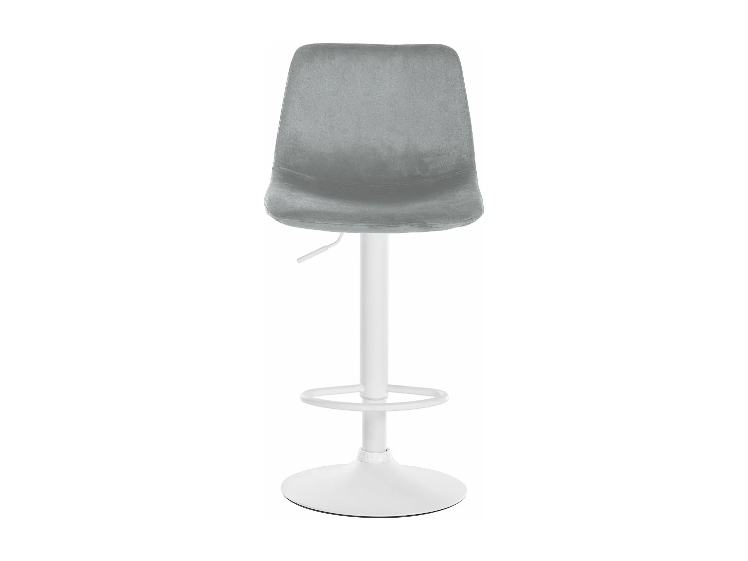 Tabouret de bar x1 métal blanche 44 x 43 x 88 cm 10_0004786