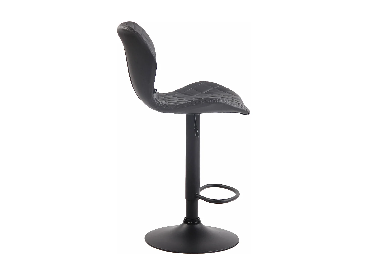 Tabouret de bar x1 métal grise 47 x 51 x 88 cm 10_0004650