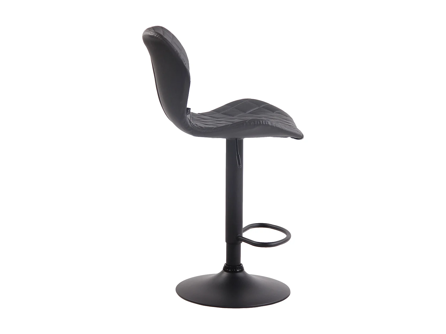 Tabouret de bar x1 métal grise 47 x 51 x 88 cm 10_0004650