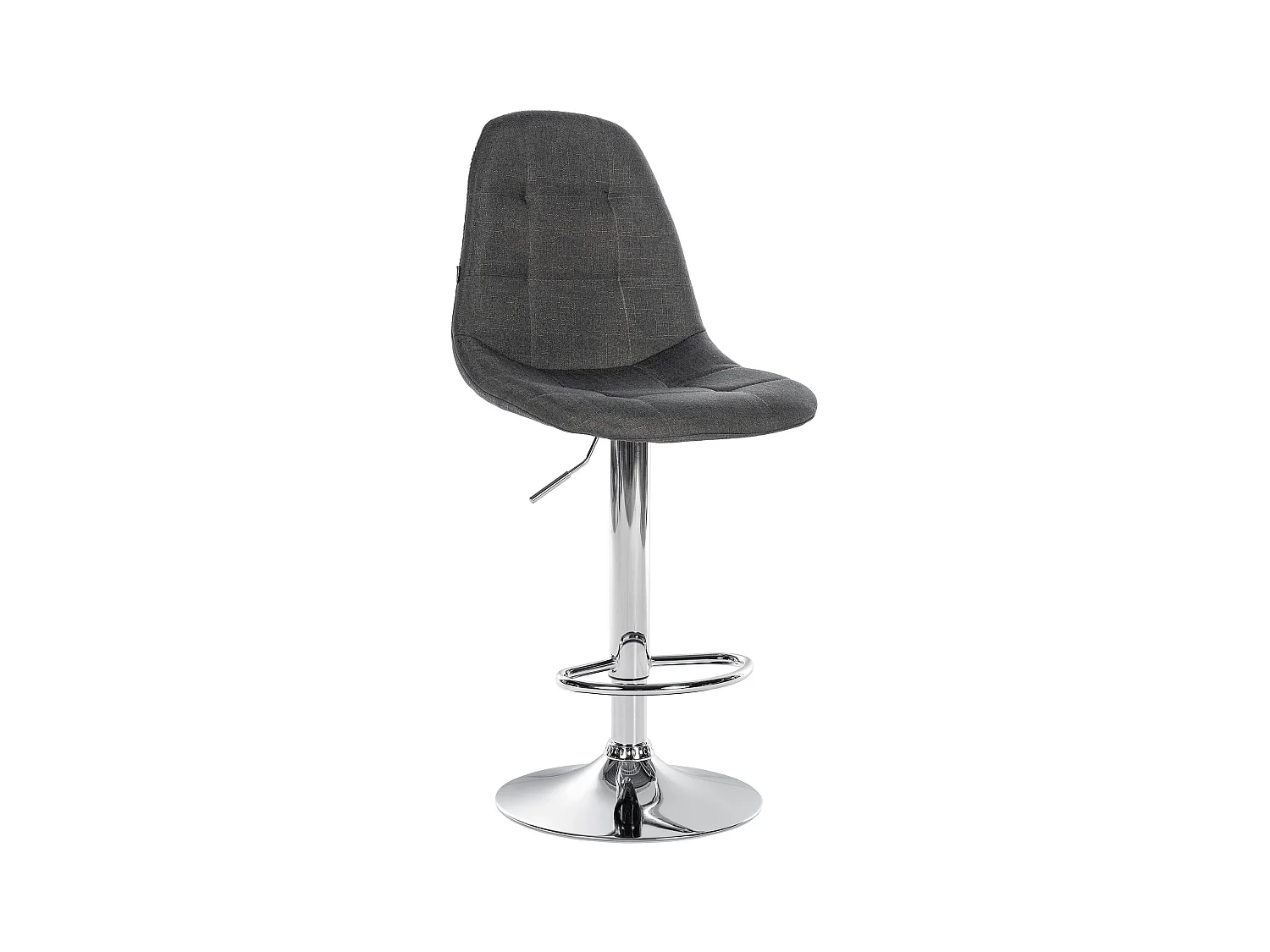 Tabouret de bar x1 métal grise 47 x 56 x 99 cm 10_0004845