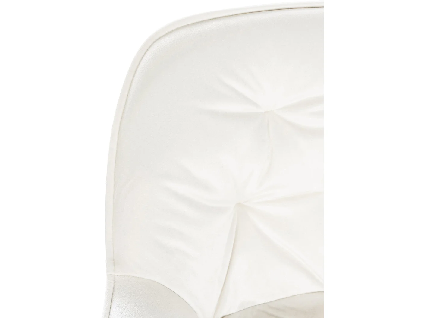 Lot de 2 tabourets métal crème 54 x 57.5 x 93.5 cm 10_0004163