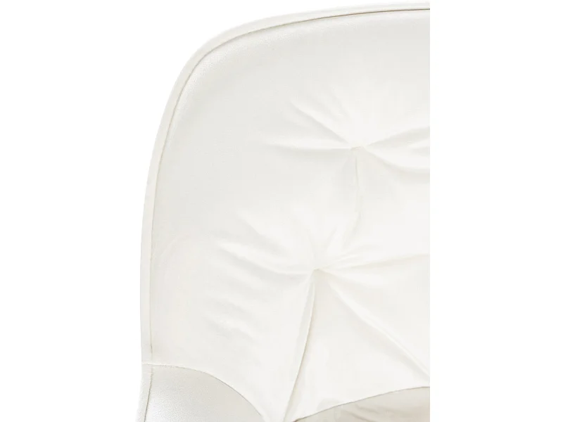 Lot de 2 tabourets métal crème 54 x 57.5 x 93.5 cm 10_0004163