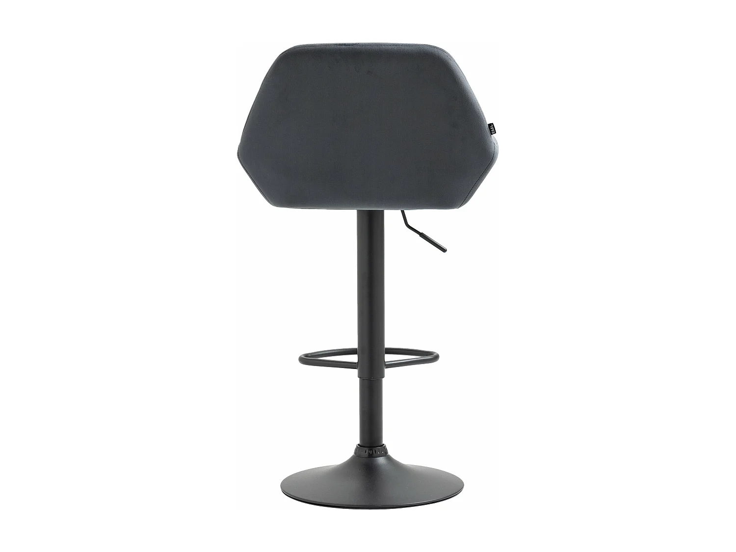 Lot de 2 tabourets métal grise 51 x 52 x 89 cm 10_0004034