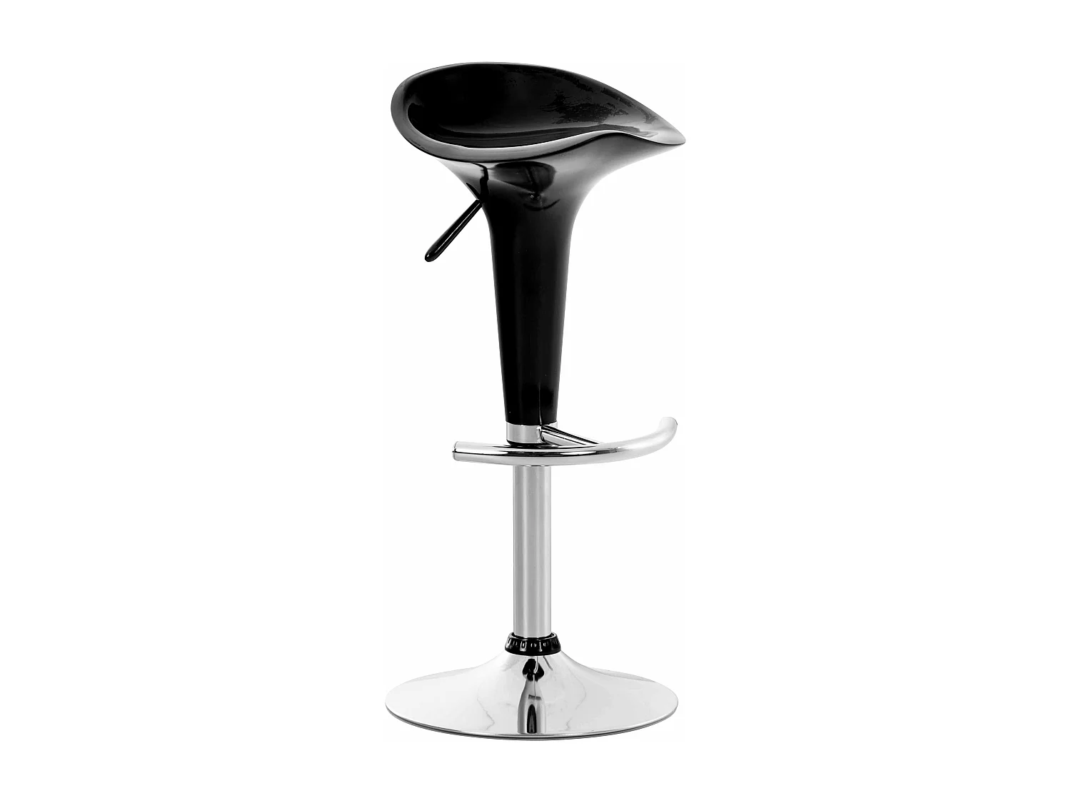 Tabouret de bar x1 métal argentée 37 x 37 x 87 cm 10_0005367