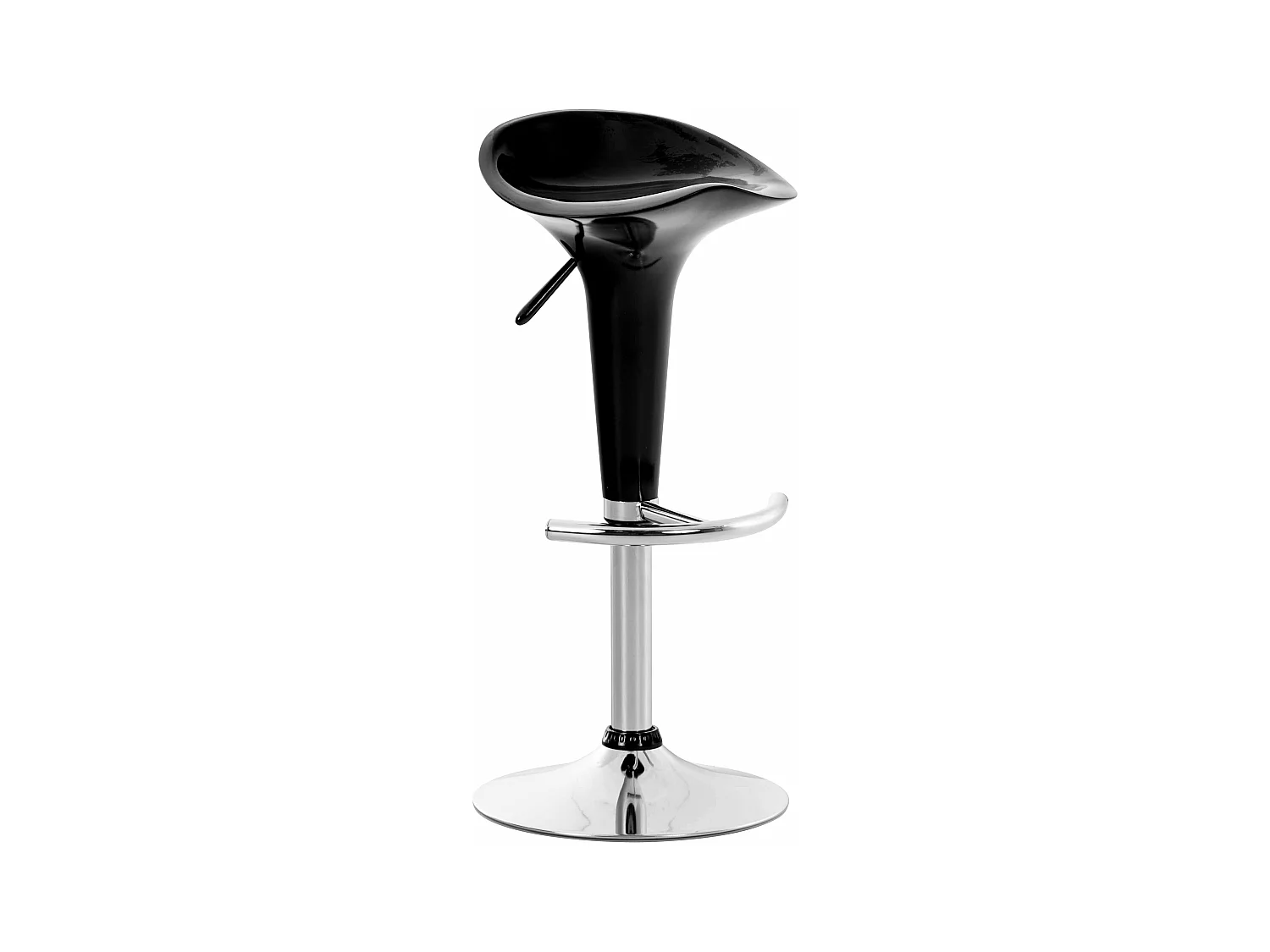 Tabouret de bar x1 métal argentée 37 x 37 x 87 cm 10_0005367