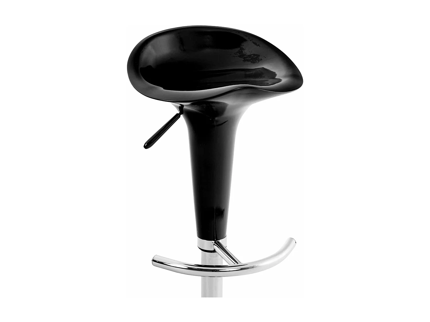 Tabouret de bar x1 métal argentée 37 x 37 x 87 cm 10_0005367