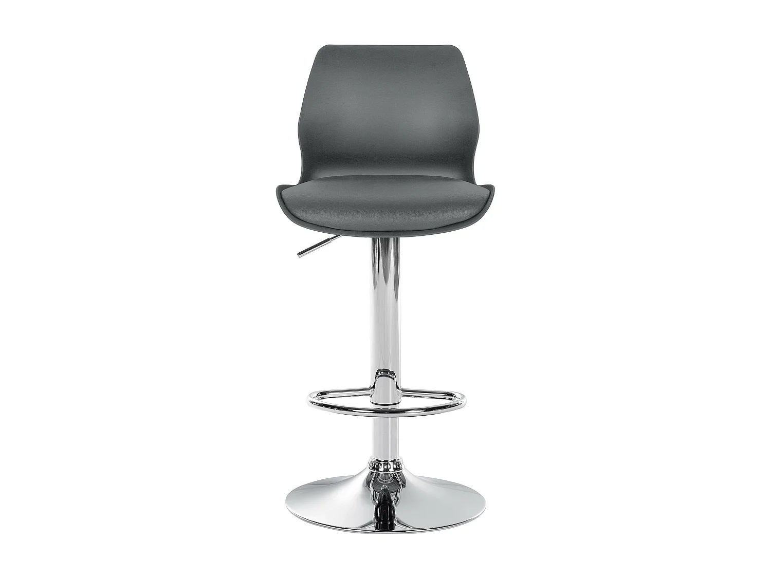 Tabouret de bar x1 métal grise 39 x 42 x 82 cm 10_0004905