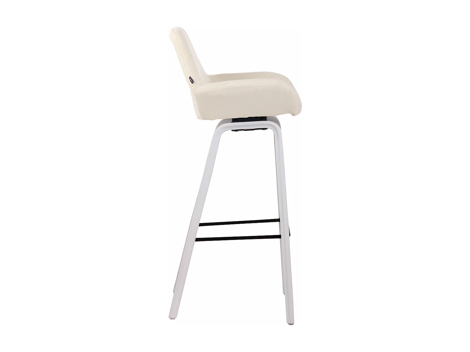 Tabouret de bar chaise bois blanche 52 x 51 x 103 cm 10_0005287