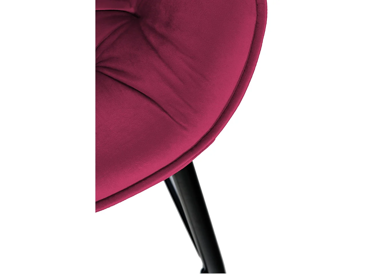 Tabouret de bar chaise métal bordeaux 54 x 57.5 x 103 cm 10_0004887