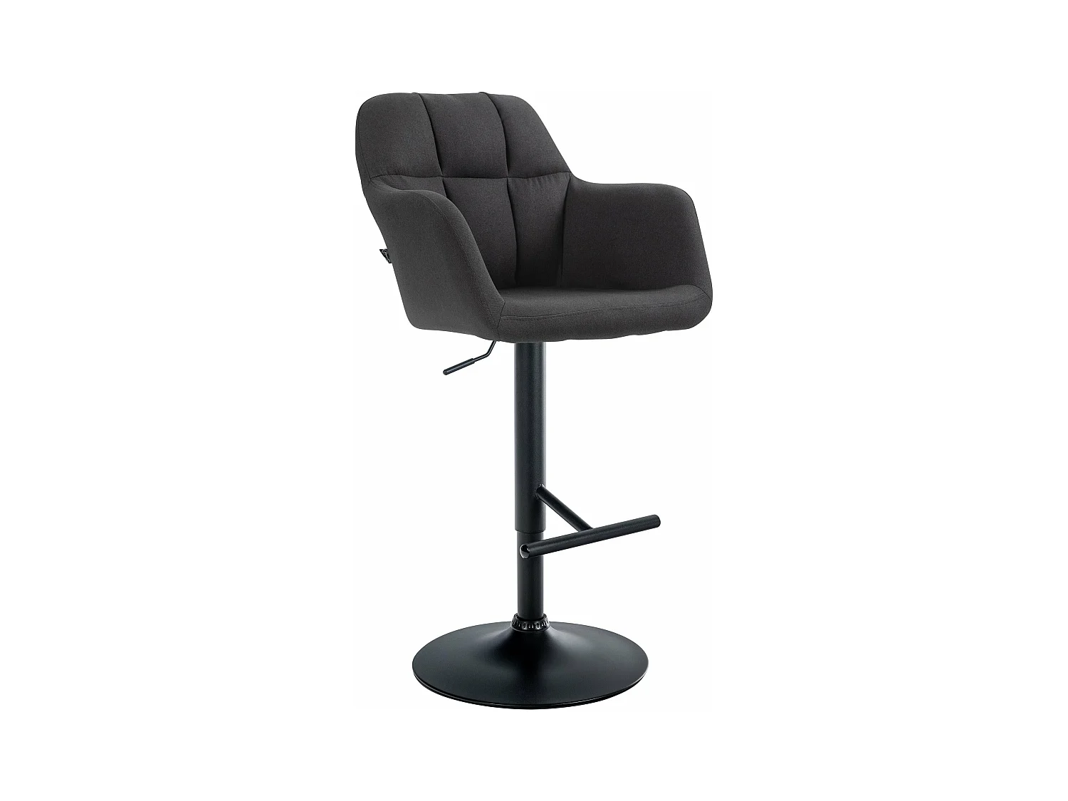 Tabouret de bar chaise métal argentée 57 x 59 x 97 cm 10_0005281
