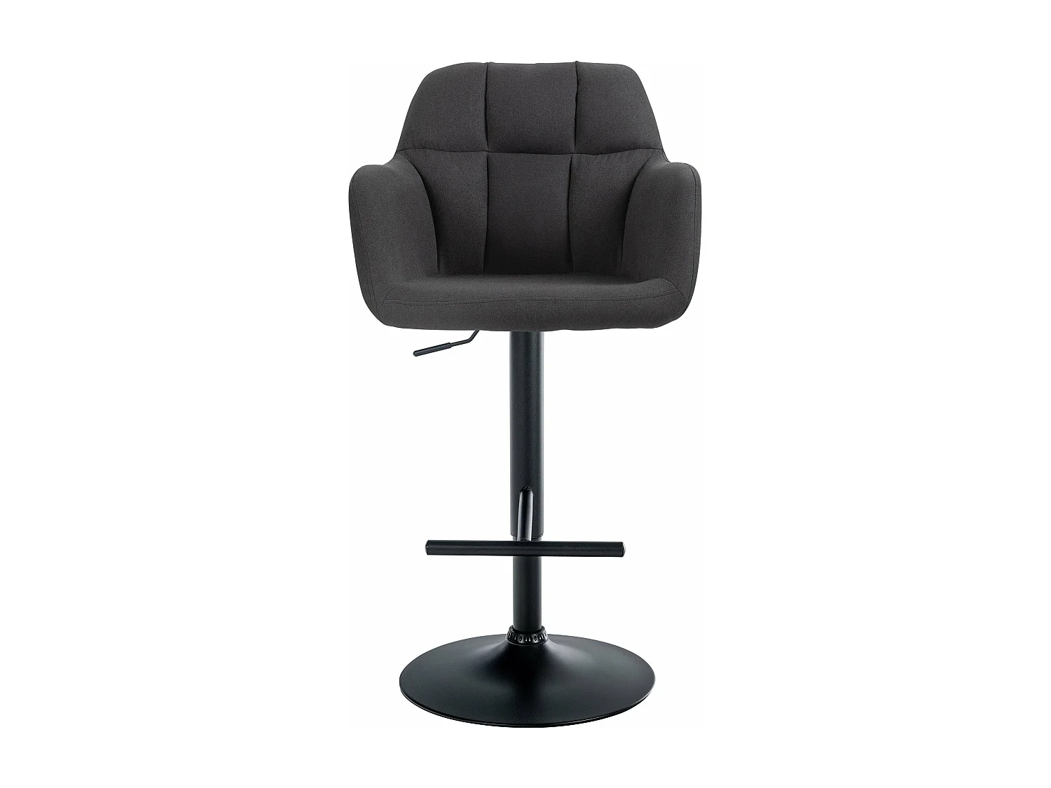 Tabouret de bar chaise métal argentée 57 x 59 x 97 cm 10_0005281