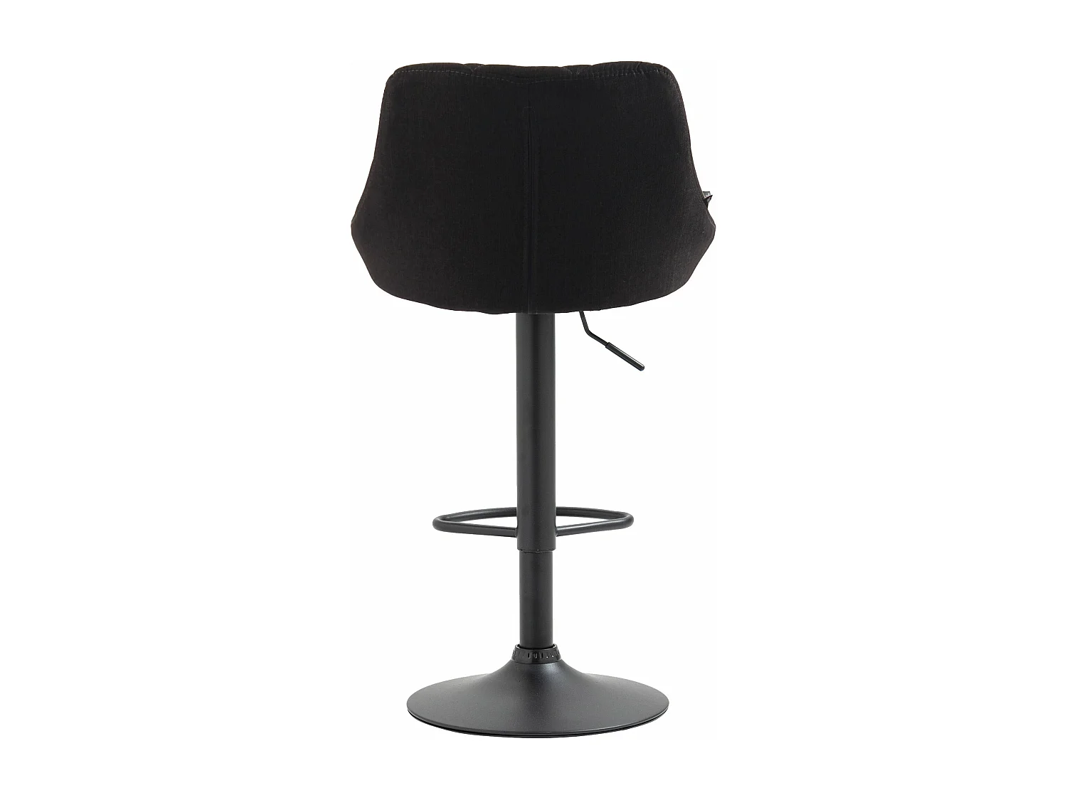 Tabouret de bar chaise tissu grise 46 x 49 x 83 cm 10_0005089