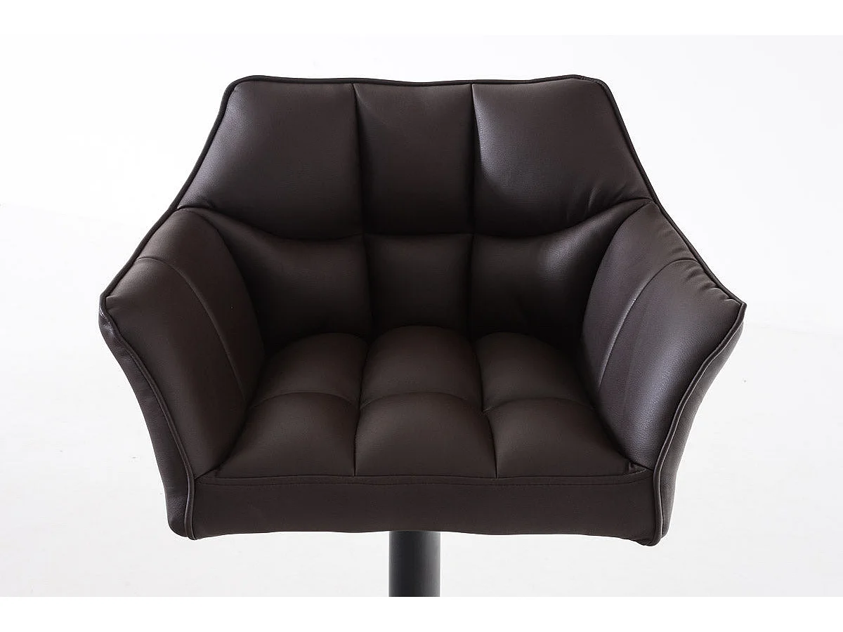 Tabouret de bar chaise métal marron 64 x 45 x 88 cm 10_0004674