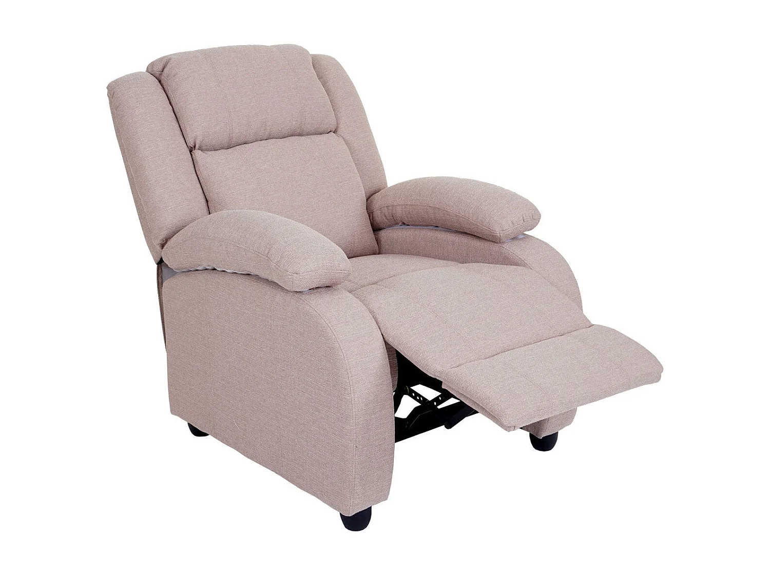 Fauteuil TV chaise longue tissu crème 84 x 93 x 102 cm 04_0003173