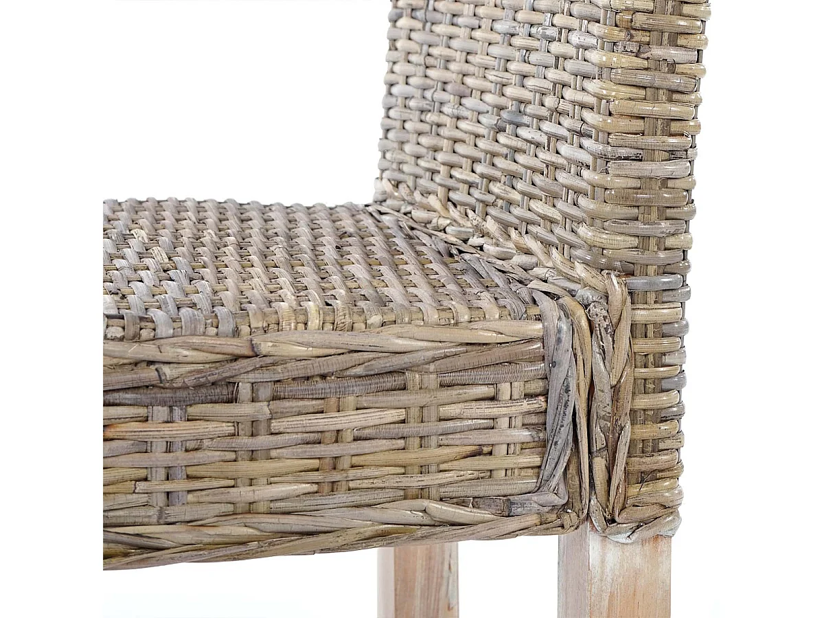 Lot de 2 chaises de salle à manger coins et bords arrondis en kubu rotin 04_0007392