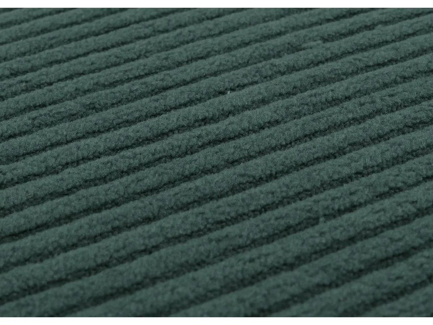 Lot de 4 chaises de salle à manger dossier haut en tissu velours côtelé vert foncé pieds foncés 04_0007524