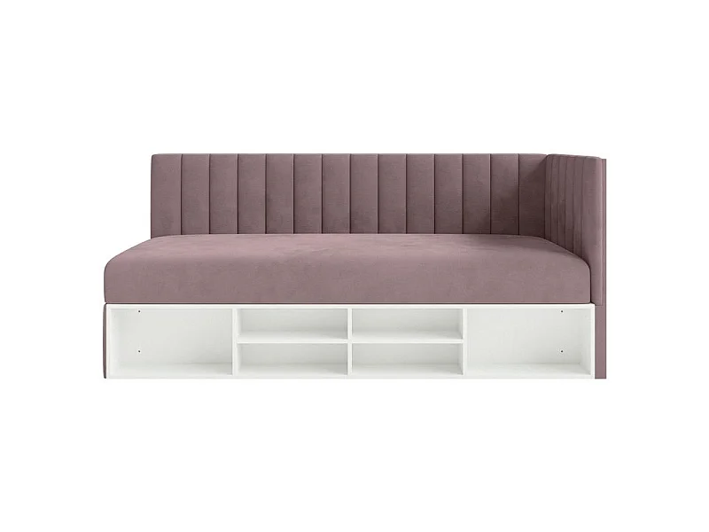 Lit ado avec rangement - violet- côté gauche- VENTRIO