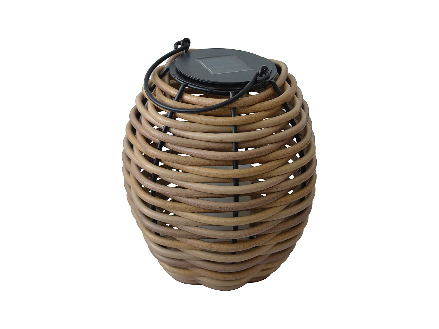 Lanterne solaire tressée Alicia h26cm - Orium