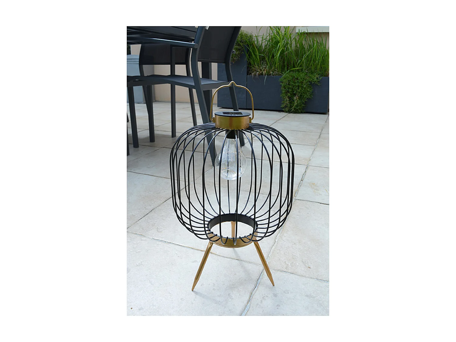 Lanterne solaire filaire Celestina Ø26,4cm - Orium