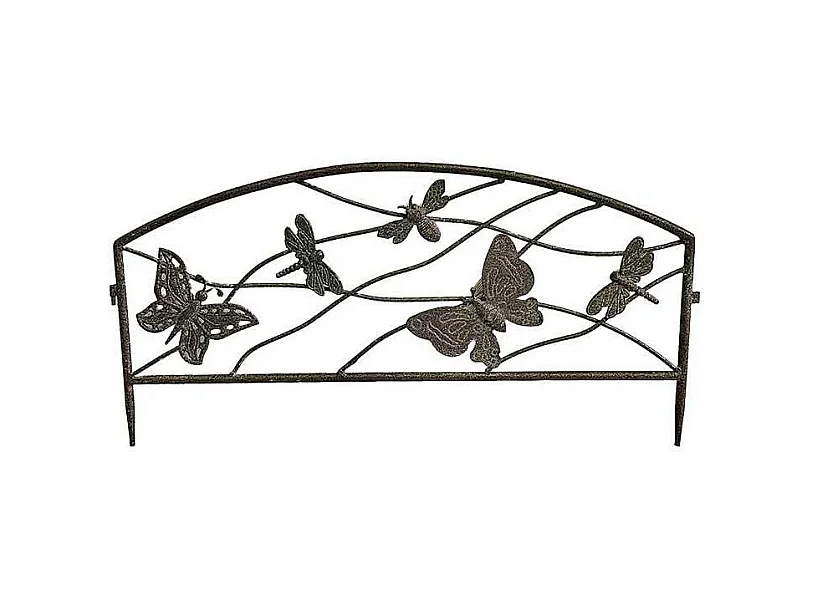 Barrière de jardinière décorative Papillons 51 x 1 x 26 cm
