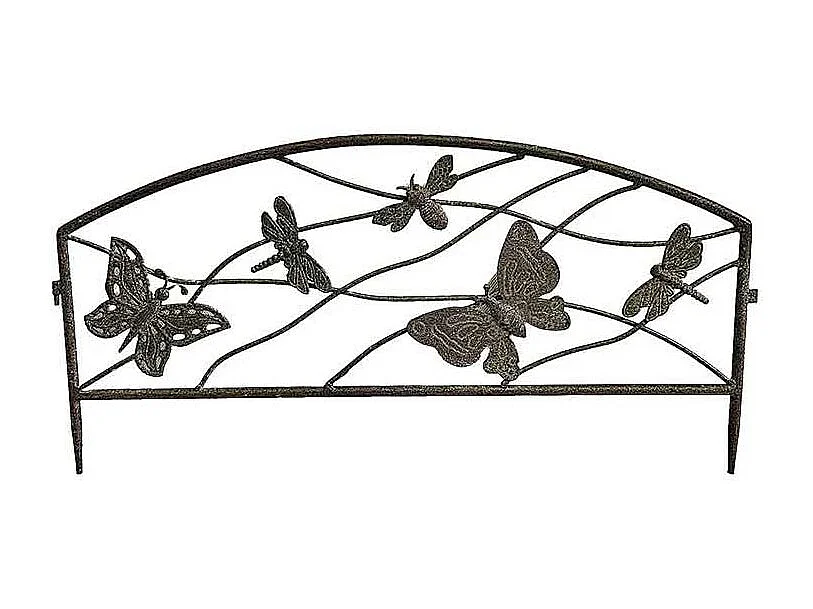 Barrière de jardinière décorative Papillons 51 x 1 x 26 cm