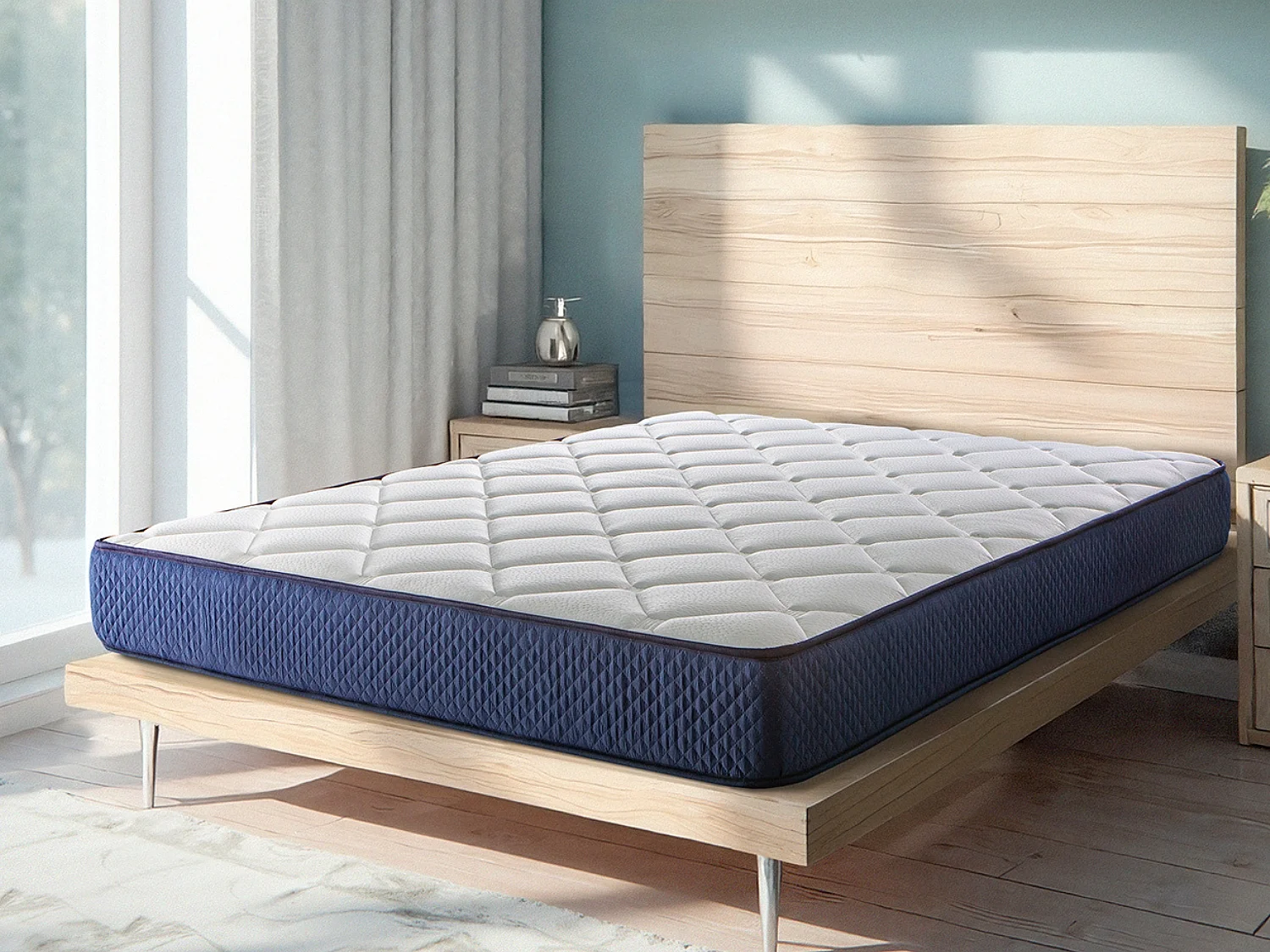 Matelas 160X200 SHAULA Épaisseur 18 CM | 2 faces Eté/hiver - Indépendance De Couchage