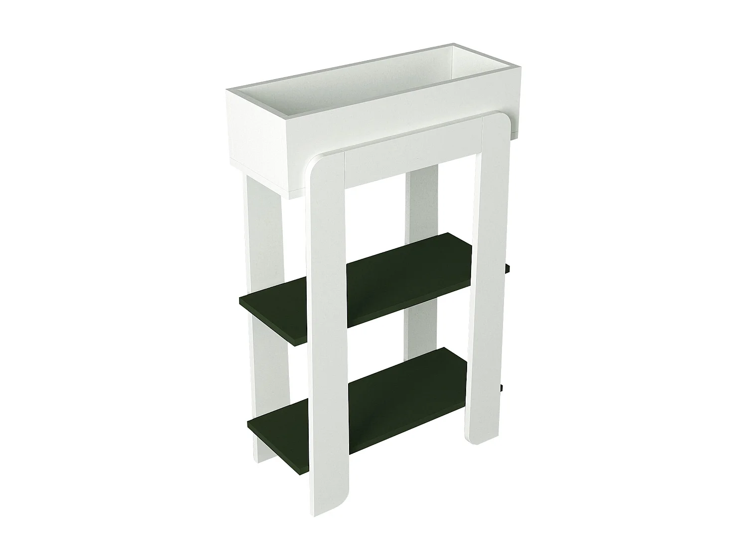 Blumenständer Nola Weiß Grün